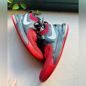 NIKE Air Max Impact Basketball Shoes Black/Red/White CI1396-600 Men’s Size 9.5